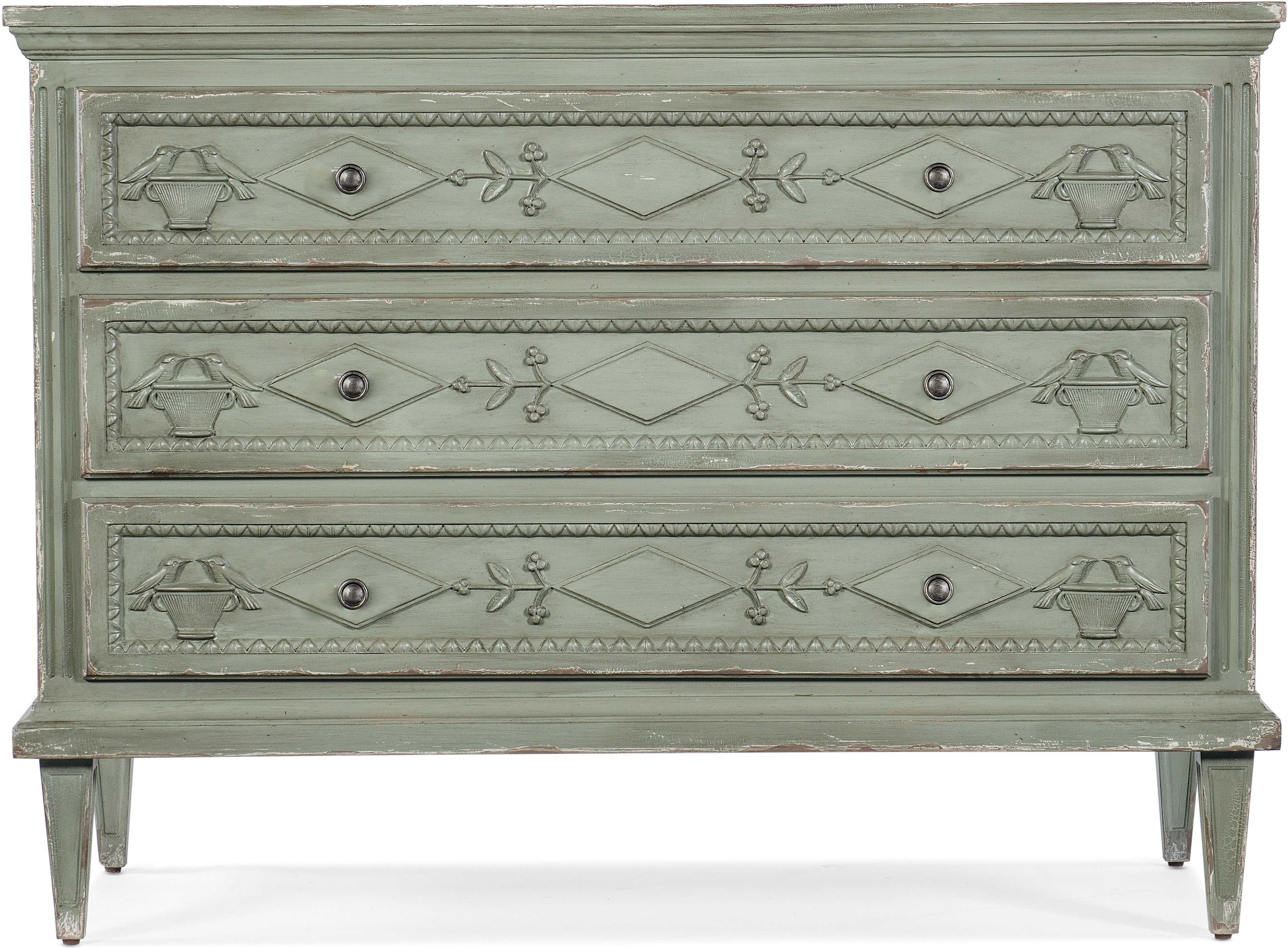 Hooker Furniture Living Room Charleston Three-Drawer Accent Chest