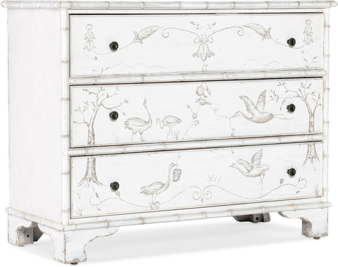 Hooker Furniture Living Room Charleston Three-Drawer Accent Chest