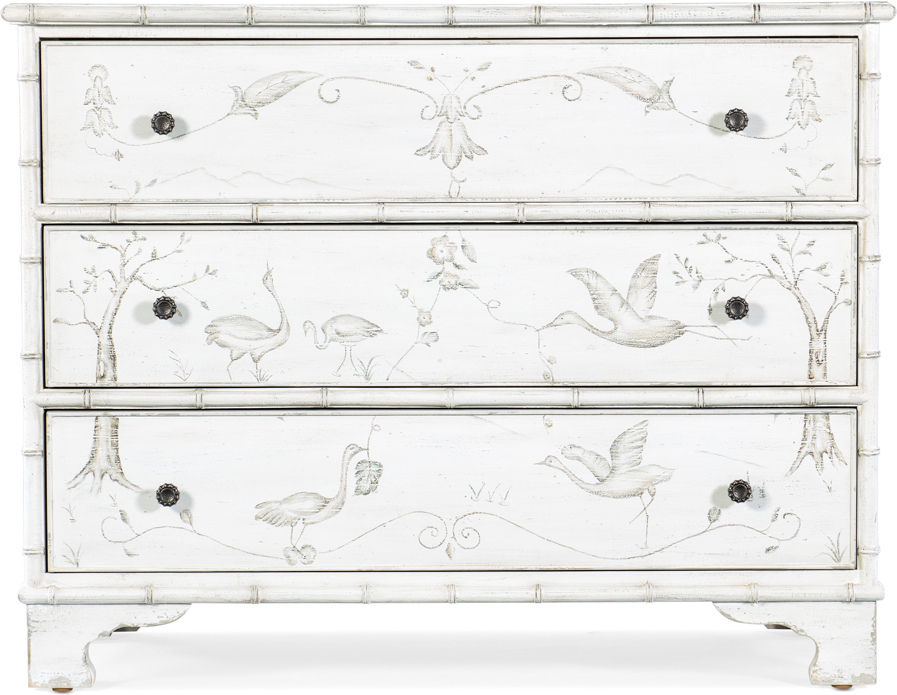 Hooker Furniture Living Room Charleston Three-Drawer Accent Chest