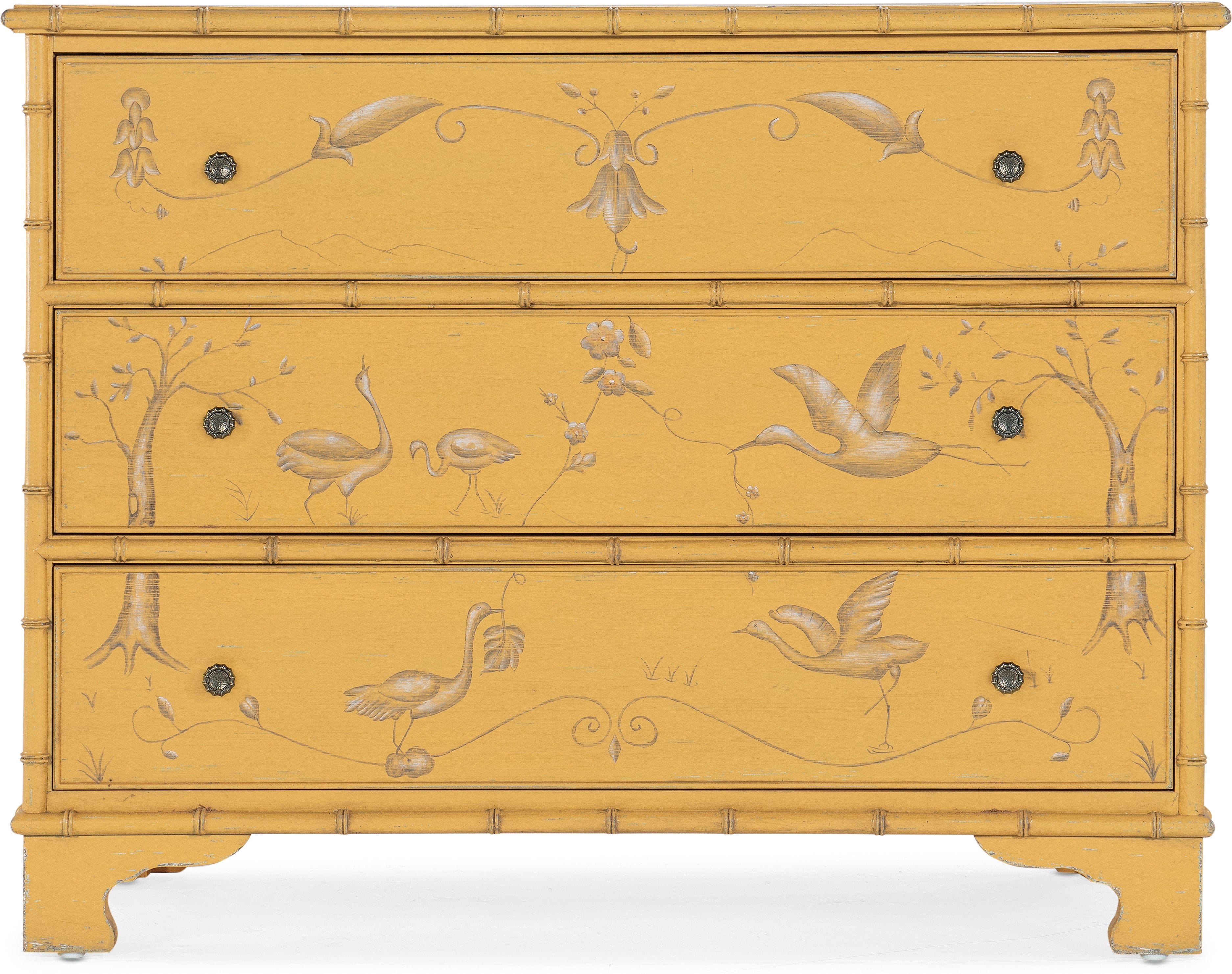 Hooker Furniture Living Room Charleston Three-Drawer Accent Chest