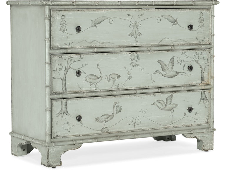 Hooker Furniture Living Room Charleston Three-Drawer Accent Chest