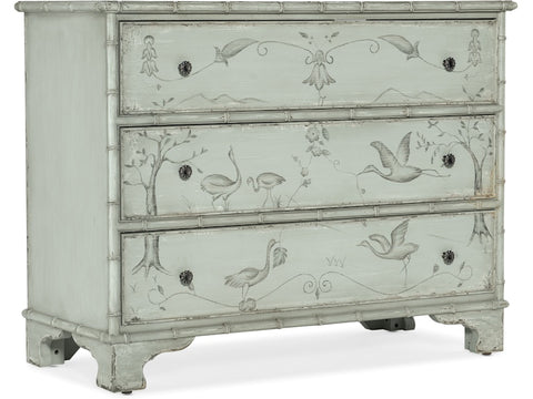 Hooker Furniture Living Room Charleston Three-Drawer Accent Chest