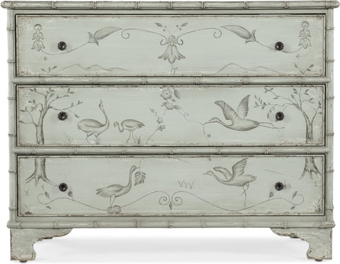 Hooker Furniture Living Room Charleston Three-Drawer Accent Chest