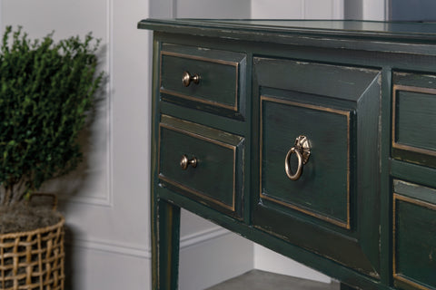 Hooker Furniture Living Room Charleston Five-Drawer Console Table