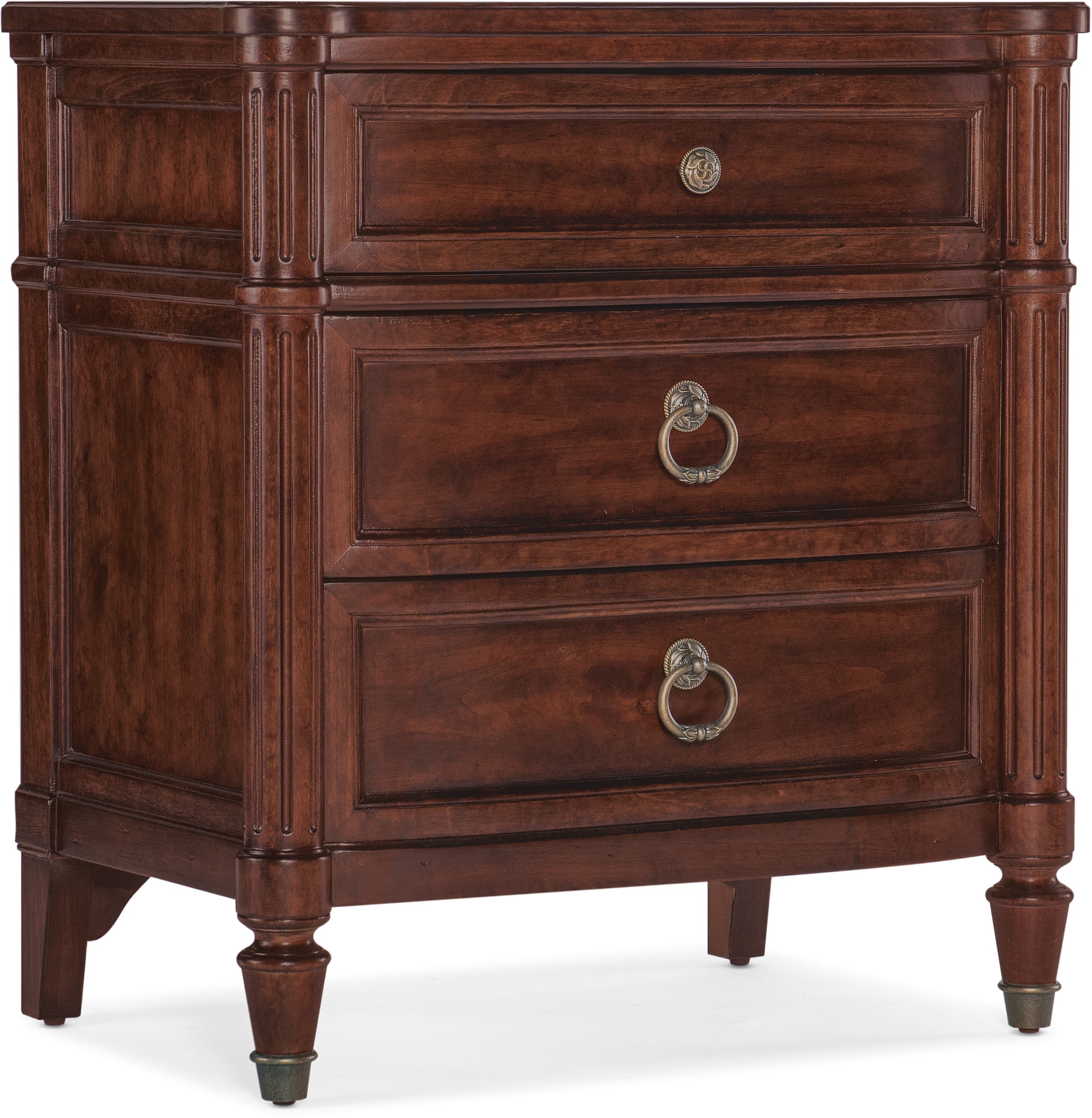 Hooker Furniture Bedroom Charleston Three-Drawer Nightstand