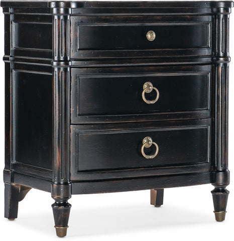 Hooker Furniture Bedroom Charleston Three-Drawer Nightstand