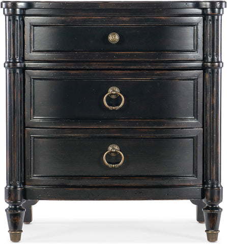 Hooker Furniture Bedroom Charleston Three-Drawer Nightstand