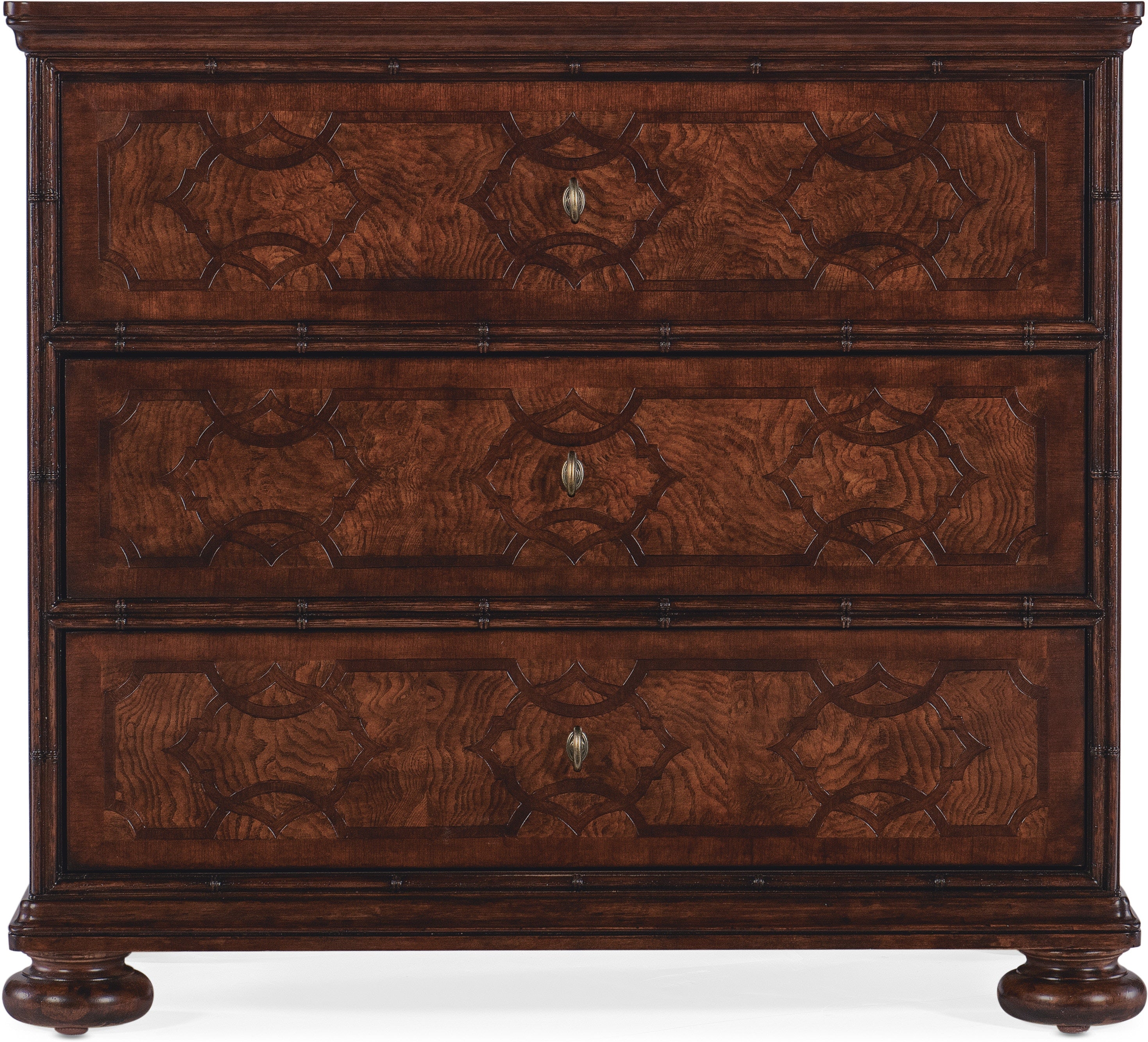 Hooker Furniture Bedroom Charleston Three-Drawer Nightstand