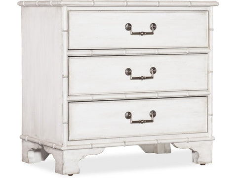 Hooker Furniture Bedroom Charleston Three-Drawer Nightstand