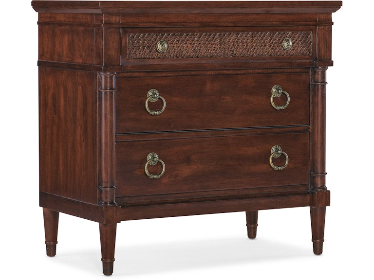 Hooker Furniture Bedroom Charleston Three-Drawer Nightstand