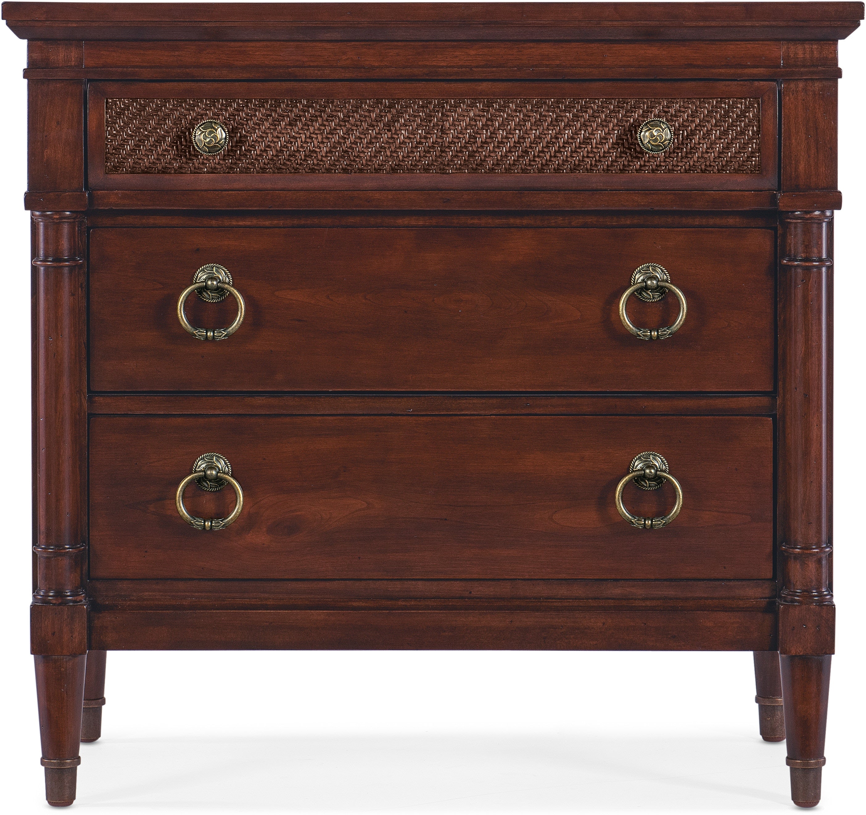 Hooker Furniture Bedroom Charleston Three-Drawer Nightstand