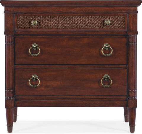 Hooker Furniture Bedroom Charleston Three-Drawer Nightstand