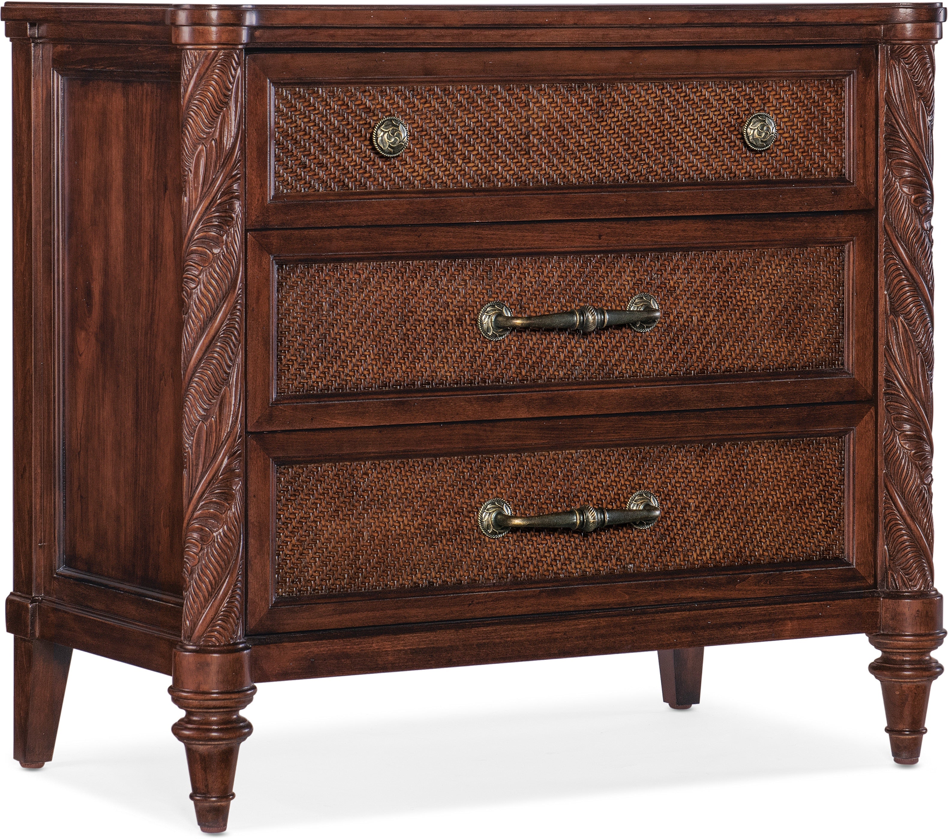 Hooker Furniture Bedroom Charleston Three-Drawer Nightstand