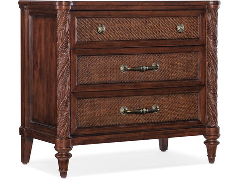 Hooker Furniture Bedroom Charleston Three-Drawer Nightstand
