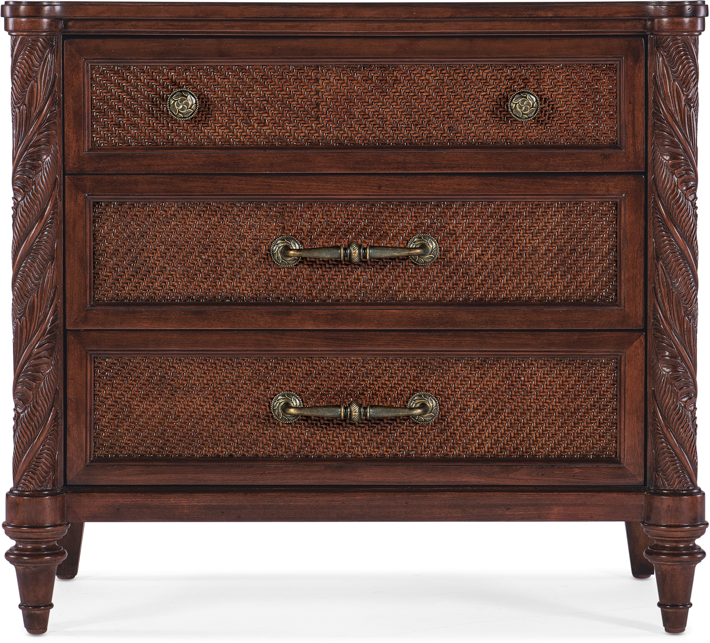 Hooker Furniture Bedroom Charleston Three-Drawer Nightstand