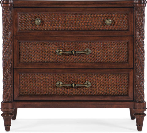 Hooker Furniture Bedroom Charleston Three-Drawer Nightstand