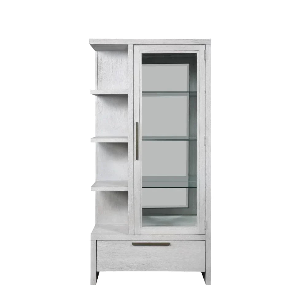 Aromas White Oak Curio Model 68115 By ACME Furniture