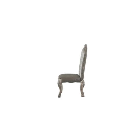Dresden Vintage Bone White & PU Side Chair Model 68172 By ACME Furniture