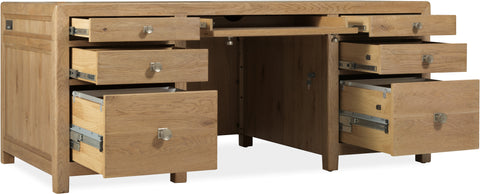 Hooker Furniture Home Office Driftwood Executive Desk