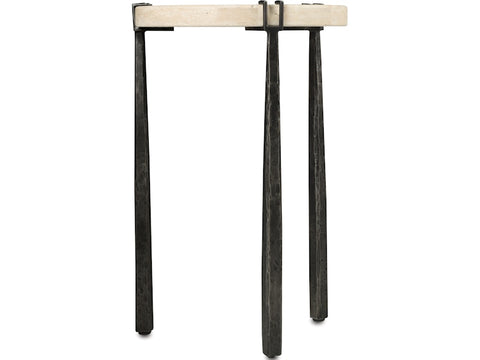 Hooker Furniture Living Room Driftwood Metal Spot Table