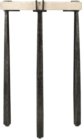 Hooker Furniture Living Room Driftwood Metal Spot Table