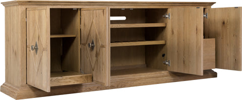 Hooker Furniture Home Entertainment Driftwood Entertainment Credenza