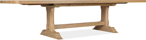 Hooker Furniture Casual Dining Driftwood Rectangle Dining Table with Two 20-inch Leaves