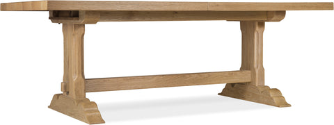 Hooker Furniture Casual Dining Driftwood Rectangle Dining Table with Two 20-inch Leaves