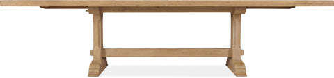 Hooker Furniture Casual Dining Driftwood Rectangle Dining Table with Two 20-inch Leaves