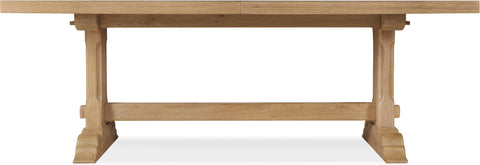 Hooker Furniture Casual Dining Driftwood Rectangle Dining Table with Two 20-inch Leaves