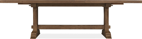 Hooker Furniture Casual Dining Driftwood Rectangle Dining Table with Two 20-inch Leaves