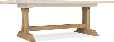 Hooker Furniture Casual Dining Driftwood Rectangle Dining Table with Two 20-inch Leaves