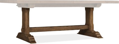 Hooker Furniture Casual Dining Driftwood Rectangle Dining Table with Two 20-inch Leaves
