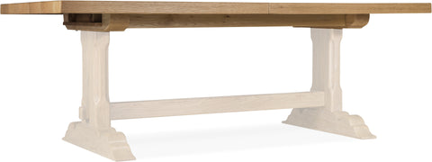 Hooker Furniture Casual Dining Driftwood Rectangle Dining Table with Two 20-inch Leaves