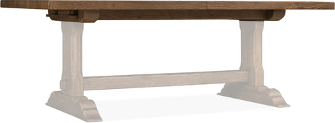 Hooker Furniture Casual Dining Driftwood Rectangle Dining Table with Two 20-inch Leaves