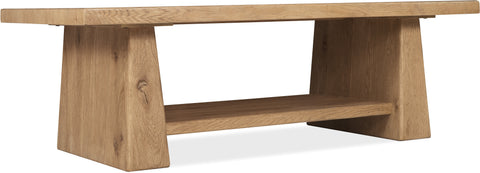 Hooker Furniture Living Room Driftwood Rectangle Cocktail Table