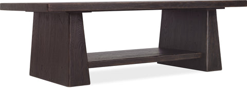 Hooker Furniture Living Room Driftwood Rectangle Cocktail Table