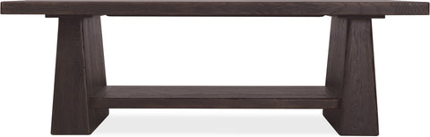 Hooker Furniture Living Room Driftwood Rectangle Cocktail Table