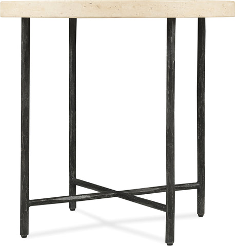 Hooker Furniture Living Room Driftwood Round Side Table