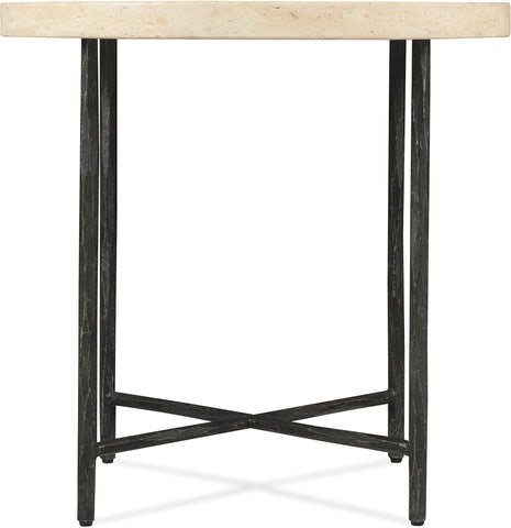 Hooker Furniture Living Room Driftwood Round Side Table