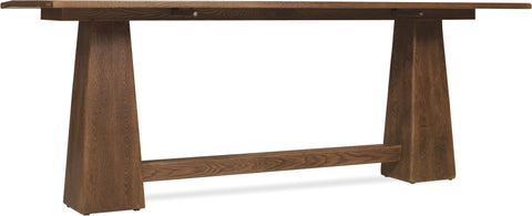 Hooker Furniture Living Room Driftwood Flip-Top Console Table