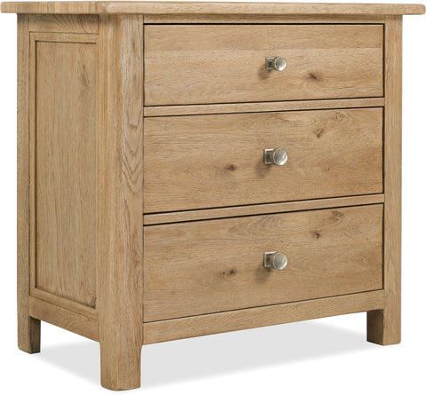 Hooker Furniture Bedroom Driftwood Three-Drawer Nightstand