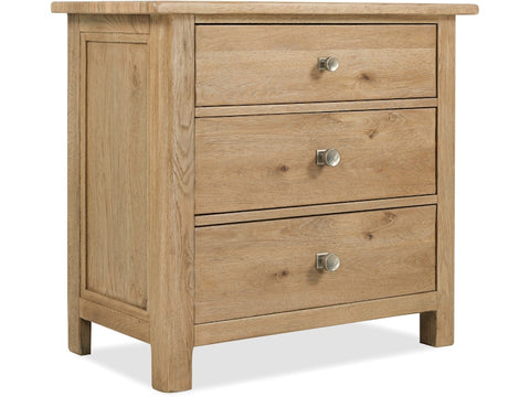 Hooker Furniture Bedroom Driftwood Three-Drawer Nightstand