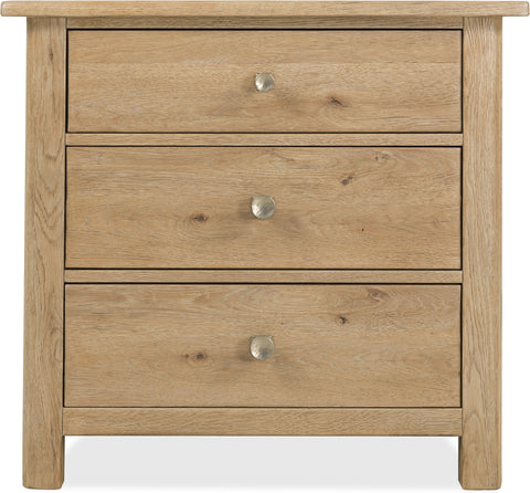 Hooker Furniture Bedroom Driftwood Three-Drawer Nightstand