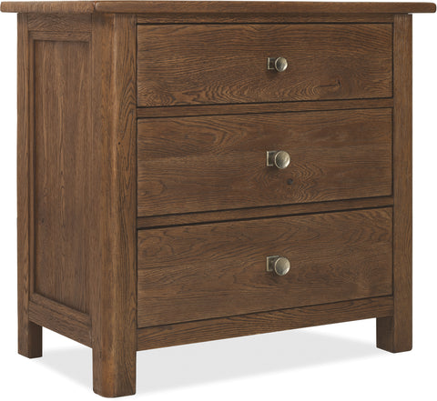 Hooker Furniture Bedroom Driftwood Three-Drawer Nightstand