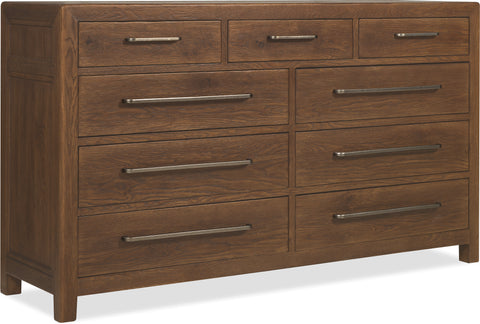 Hooker Furniture Bedroom Driftwood Nine-Drawer Dresser