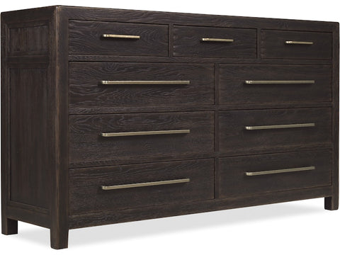 Hooker Furniture Bedroom Driftwood Nine-Drawer Dresser
