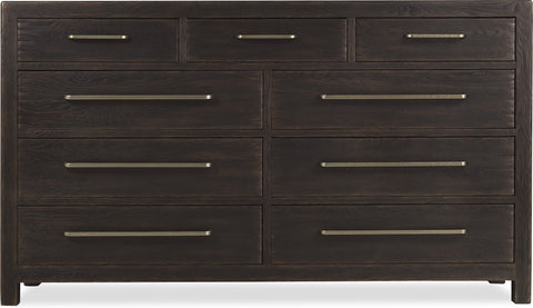 Hooker Furniture Bedroom Driftwood Nine-Drawer Dresser