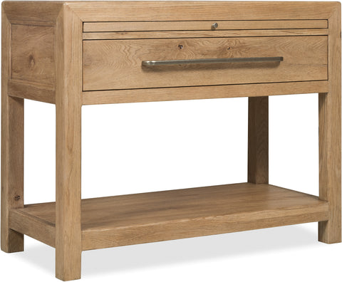Hooker Furniture Bedroom Driftwood One-Drawer Nightstand with Stone