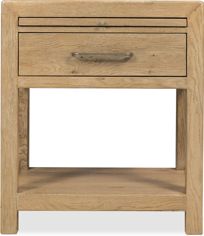 Hooker Furniture Bedroom Driftwood One-Drawer Nightstand